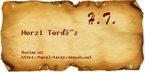 Herzl Teréz névjegykártya
